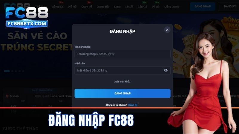 Đăng Nhập FC88
