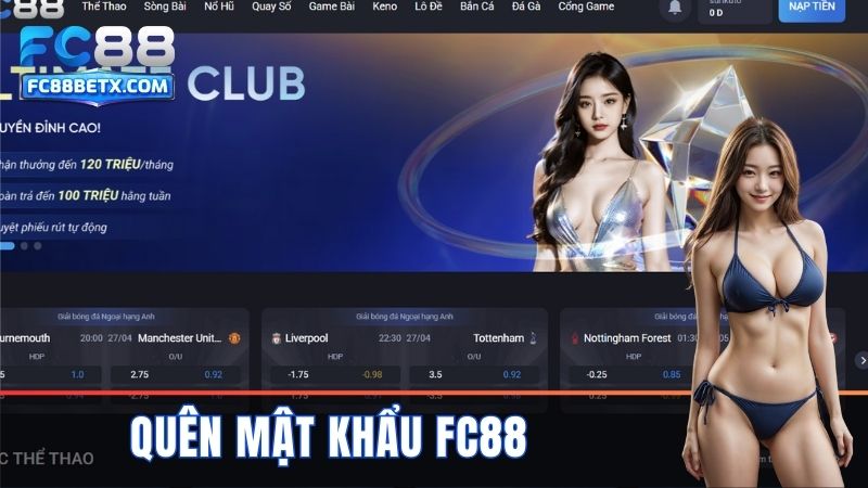 Quên Mật Khẩu FC88
