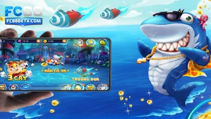 Siêu bắn cá 3D - trải nghiệm đồ họa 3D chân thực tuyệt vời